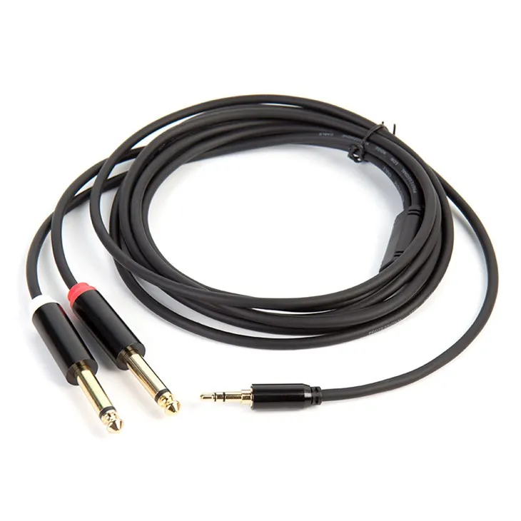 3.5mm To Dual 6.5mm Audio Cable